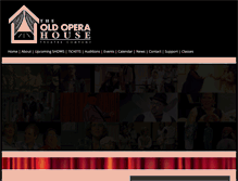 Tablet Screenshot of oldoperahouse.org